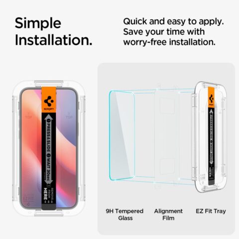 SPIGEN GLAS.TR ”EZ FIT” za iPHONE 15 / 16 - Slika 14