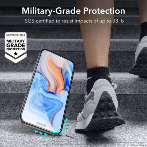 ESR 2x kaljeno staklo sa aplikatorom za iPHONE 15 - Slika 5