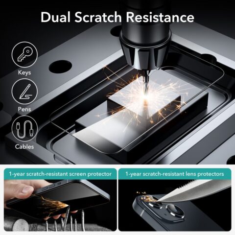 ESR 2x kaljeno staklo sa aplikatorom za iPHONE 15 - Slika 6