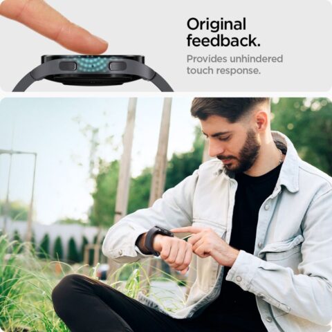 6 2x SPIGEN GLAS.TR ”EZ FIT” kaljena stakla za SAMSUNG GALAXY WATCH 6 (44 mm) - Slika 7