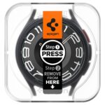 2x SPIGEN GLAS.TR ”EZ FIT” kaljena stakla za SAMSUNG Galaxy Watch 6 CLASSIC (43mm) - Slika 2