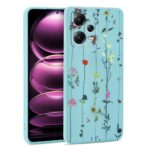 Tech-Protect Mood Silikonska maskica za Xiaomi Redmi Note 12 Pro (Garden Blue)