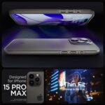 SPIGEN THIN FIT zaštita za iPHONE 15 PRO MAX (GUNMETAL) - Slika 12