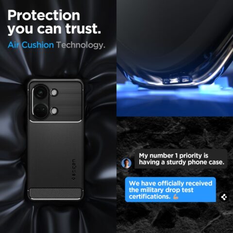 13 SPIGEN RUGGED ARMOR zaštita za ONEPLUS NORD 3 5G (MATTE BLACK) - Slika 14