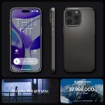 SPIGEN THIN FIT zaštita za iPHONE 15 PRO MAX (GUNMETAL) - Slika 17