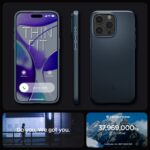 SPIGEN THIN FIT zaštita za iPHONE 15 PRO MAX (METAL SLATE) - Slika 17