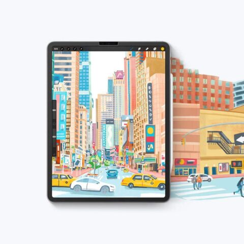 3 HOFI PAPER PRO+ 2x folije za iPAD 10.9 2022 (MATTE CLEAR) - Slika 4