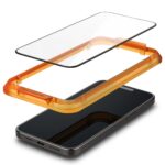 2  komada SPIGEN ALM GLASS FC kaljeno staklo za iPHONE 15 PLUS - Slika 4