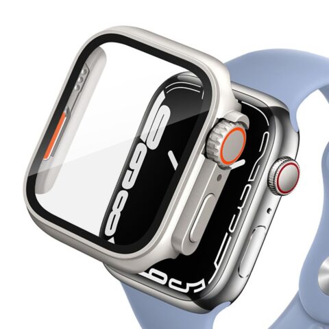 TECH-PROTECT DEFENSE360 zaštita APPLE WATCH 7 / 8 / 9 (45 mm) TITANIUM/ORANGE - Slika 1