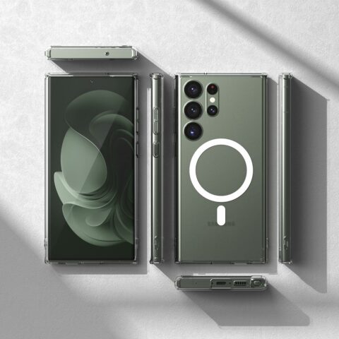 Ringke Fusion magnetic Magsafe za Samsung S23 ULTRA (matte clear) - Slika 9