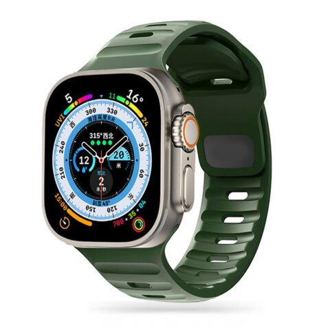 TECH-PROTECT ICONBAND LINE narukvica za APPLE WATCH 4 / 5 / 6 / 7 / 8 / 9 / SE (38 / 40 / 41 mm) ARMY GREEN - Slika 1