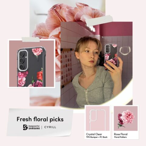 SPIGEN CYRILL CECILE zaštita za Samsung GALAXY S23 FE (ROSE FLORAL) - Slika 5