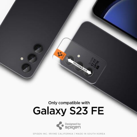 SPIGEN OPTIK.TR ”EZ FIT” CAMERA PROTECTOR 2 komada za Samsung S23 FE - Slika 7