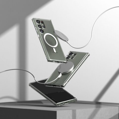 Ringke Fusion magnetic Magsafe za Samsung S23 ULTRA (matte clear) - Slika 10