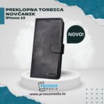 Torbica iPhone 15 preklopna book torbica /novčanik