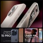 SPIGEN LIQUID AIR zaštita za iPHONE 15 PRO (NATURAL TITANIUM) - Slika 8