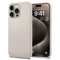 SPIGEN LIQUID AIR zaštita za iPHONE 15 PRO MAX (NATURAL TITANIUM)