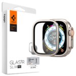 SPIGEN GLAS.TR SLIM PRO kaljeno staklo za APPLE WATCH ULTRA 1 / 2 (49 mm) TITANIUM