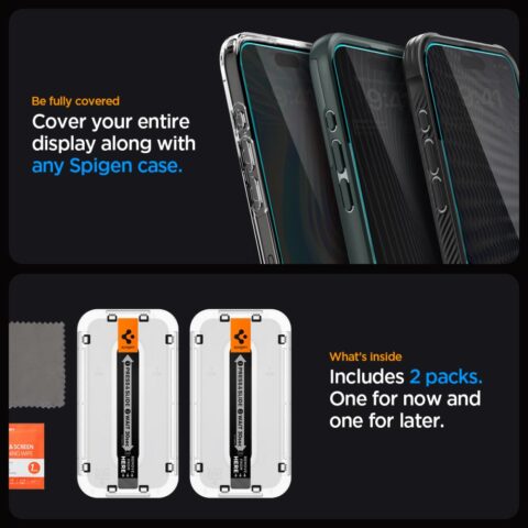 SPIGEN GLAS.TR ”EZ FIT” FC 2 komada za iPHONE 15 PLUS (PRIVACY) - Slika 12