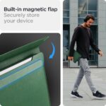 SPIGEN VALENTINUS SLEEVE elegantna LAPTOP torbica 13-14" (JEJU GREEN) - Slika 6