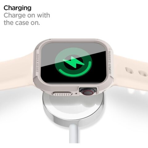 SPIGEN RUGGED ARMOR zaštita za APPLE WATCH 4/5/6/7/8/9/SE (44/45mm) DUNE BEIGE - Slika 9
