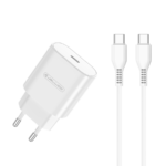 Jellico C35 punjač s kabelom, USB-C, QC 25 W, bijela - Slika 3