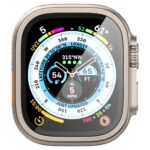SPIGEN GLAS.TR SLIM PRO kaljeno staklo za APPLE WATCH ULTRA 1 / 2 (49 mm) TITANIUM - Slika 3
