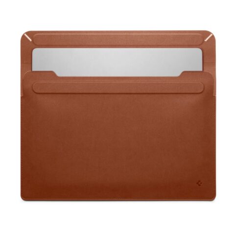 2 SPIGEN VALENTINUS SLEEVE elegantna LAPTOP torbica 15-16" (CLASSIC BROWN) - Slika 3