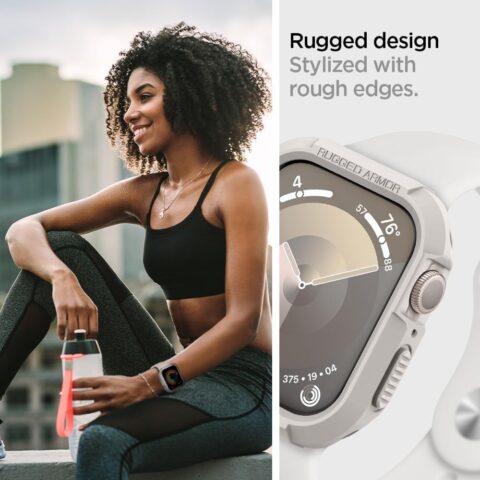 SPIGEN RUGGED ARMOR zaštita za APPLE WATCH 4/5/6/7/8/9/SE (44/45mm) DUNE BEIGE - Slika 12