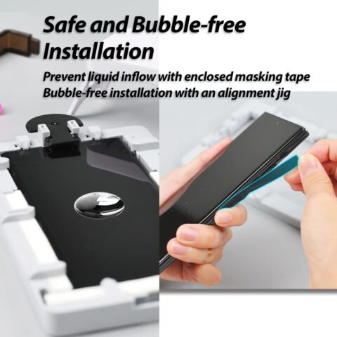 2 KOMADA original WHITESTONE DOME GLASS komplet sa UV lampom za GOOGLE PIXEL 8 - Slika 4