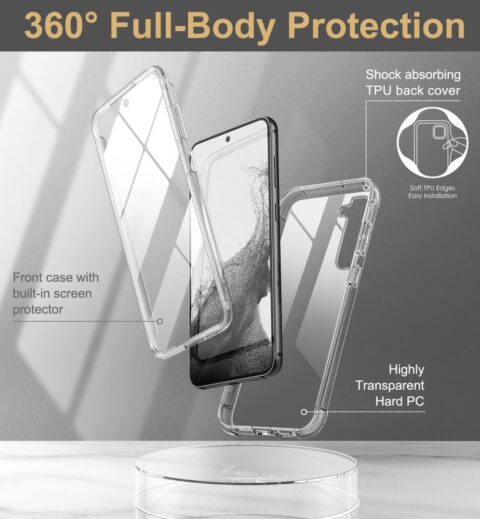TECH-PROTECT KEVLAR 360 zaštita za Samsung GALAXY S23+ PLUS (prozirna) - Slika 4