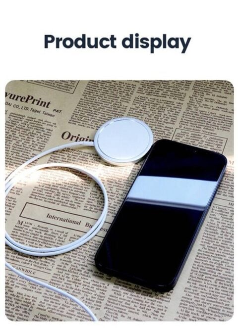 4 JELLICO bežični punjač MagSafe W11 15W (bijeli) - Slika 5