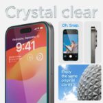 SPIGEN GLAS.TR ”EZ FIT” 2 komada za iPHONE 15 / 16 - Slika 4