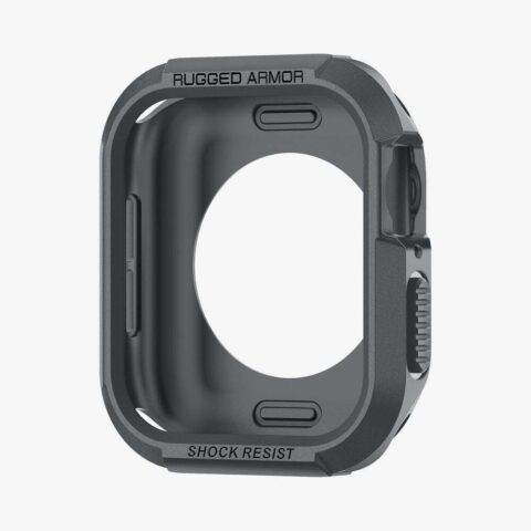 SPIGEN RUGGED ARMOR zaštita za APPLE WATCH 4/5/6/7/8/9/SE (44/45mm) DARK GREY - Slika 4