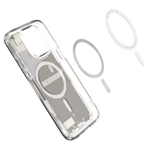 5 SPIGEN ULTRA HYBRID MAGSAFE zaštita za iPHONE 15 PRO MAX (NATURAL TITANIUM) - Slika 6