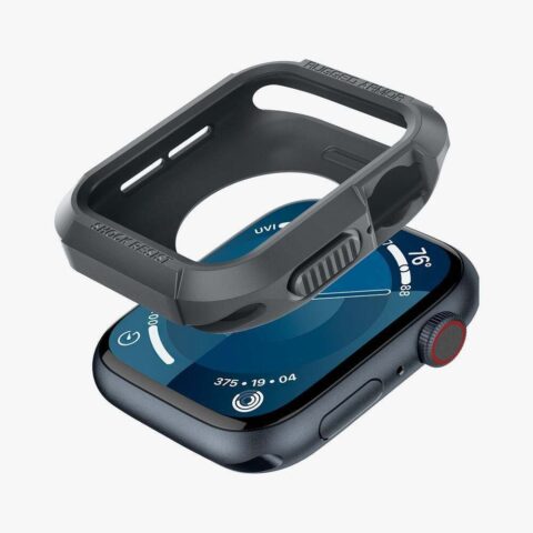 SPIGEN RUGGED ARMOR zaštita za APPLE WATCH 4/5/6/7/8/9/SE (44/45mm) DARK GREY - Slika 5