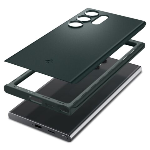 6 SPIGEN THIN FIT zaštita za Samsung GALAXY S24 ULTRA (ABYSS GREEN) - Slika 7