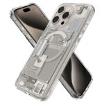 SPIGEN ULTRA HYBRID MAGSAFE zaštita za iPHONE 15 PRO MAX (NATURAL TITANIUM) - Slika 7
