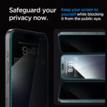 SPIGEN GLAS.TR ”EZ FIT” FC 2 komada za iPHONE 15 PLUS (PRIVACY) - Slika 8