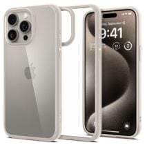 SPIGEN ULTRA HYBRID zaštita za iPHONE 15 PRO MAX (NATURAL TITANIUM)