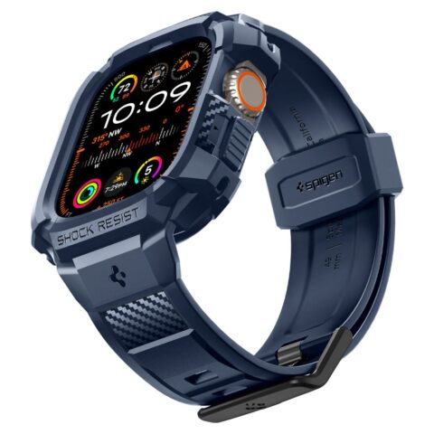 SPIGEN RUGGED ARMOR ”PRO” narukvica / maskica za Apple Watch ULTRA 1 / 2 (49 mm) NAVY BLUE - Slika 7