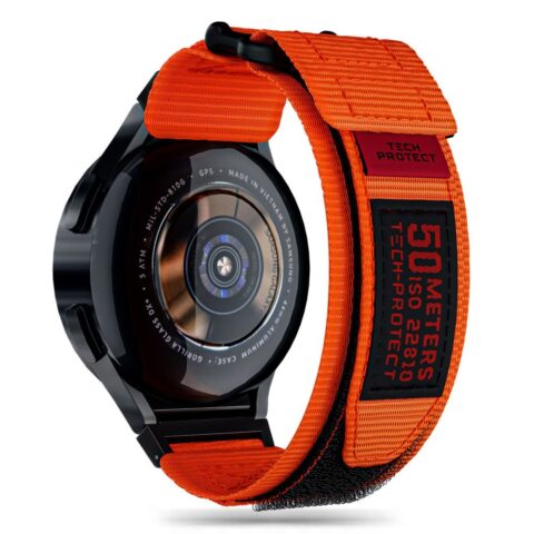 TECH-PROTECT SCOUT narukvica za SAMSUNG GALAXY WATCH 4 / 5 / 5 PRO / 6 (ORANGE) - Slika 4