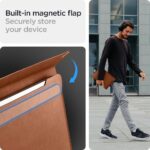 SPIGEN VALENTINUS SLEEVE elegantna LAPTOP torbica 15-16" (CLASSIC BROWN) - Slika 9