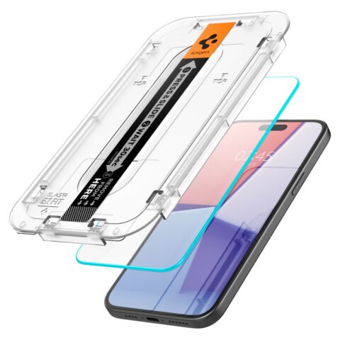 SPIGEN GLAS.TR ”EZ FIT” 2 komada za iPHONE 15 / 16 - Slika 6