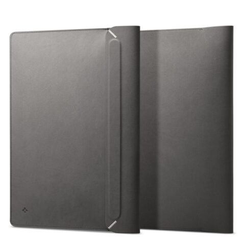 9 SPIGEN VALENTINUS SLEEVE elegantna LAPTOP torbica 15-16" (CITY GREY) - Slika 1