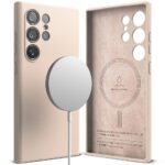 RINGKE SILICONE MAGNETIC MAGSAFE zaštita za Samsung GALAXY S24 ULTRA (PINK SAND) - Slika 9