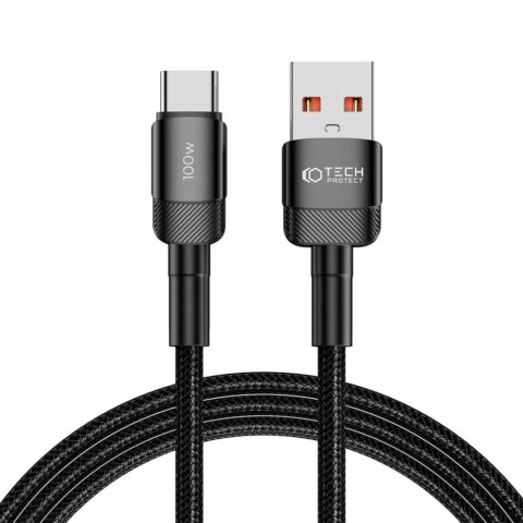 TECH-PROTECT ULTRABOOST EVO Tip C kabel 100W/5A 200cm (crni) - Slika 1