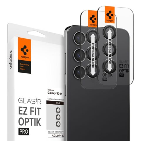 SPIGEN OPTIK.TR ”EZ FIT” CAMERA PROTECTOR 2 komada za Samsung S24+ PLUS - Slika 1