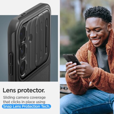 SPIGEN OPTIK ARMOR Samsung GALAXY S24 (crna) - Slika 12