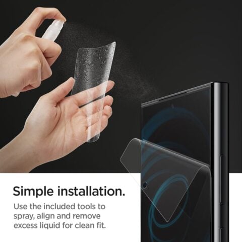 16 2x SPIGEN NEO FLEX HD ZAŠTITNE FOLIJE za Samsung GALAXY S24 ULTRA - Slika 6